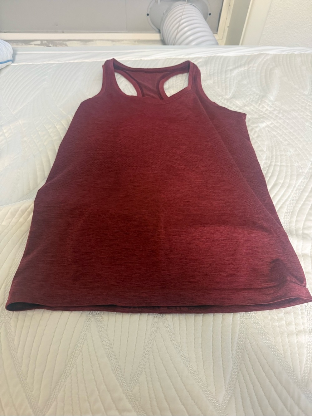 lululemon athletica Ribbed Tank Top in Burgundy